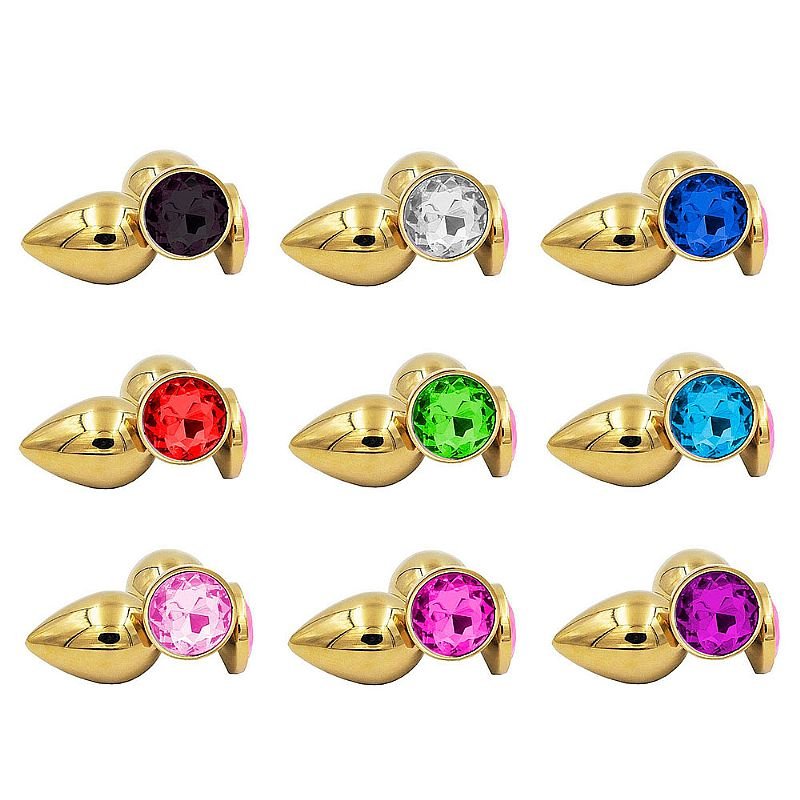 Plug Anal Golden Redondo Luxo P – SI