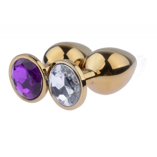Plug Anal Golden Redondo Luxo P – SI - Imagem 4