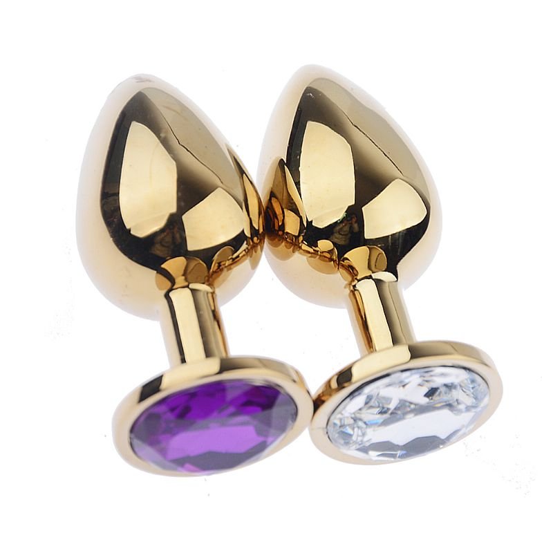 Plug Anal Golden Redondo Luxo P – SI - Imagem 5