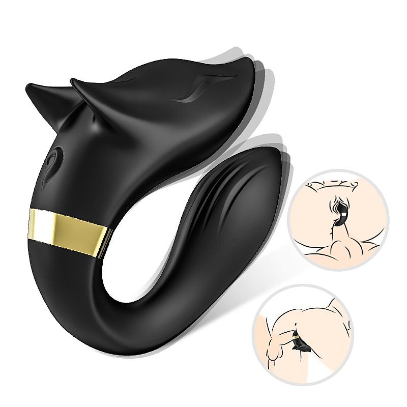Vibrador de Casal Wolf Passion com Controle – SI