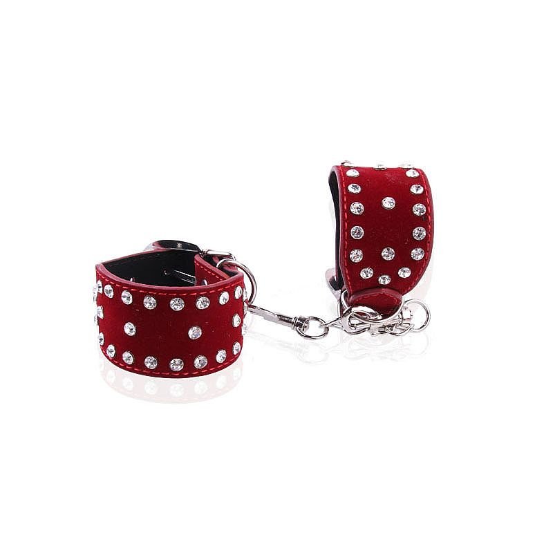 Algema Couro Fetiche Luxo Vermelho - SI