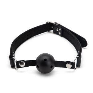 Mordaça Fetiche Bola em Couro - SI