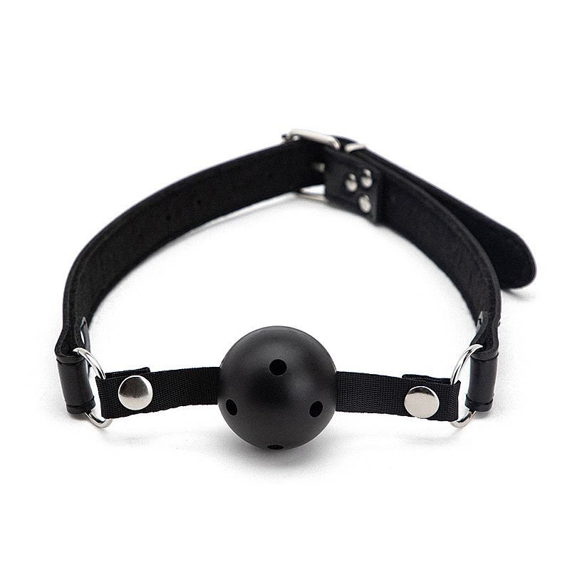Mordaça Fetiche Bola em Couro - SI