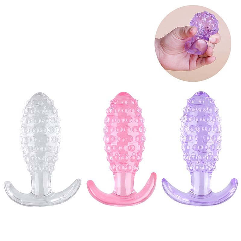 Plug Anal Texturizado em Silicone 10,5x3,5 cm - SI