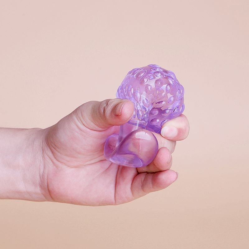 Plug Anal Texturizado em Silicone 10,5x3,5 cm - SI - Imagem 2
