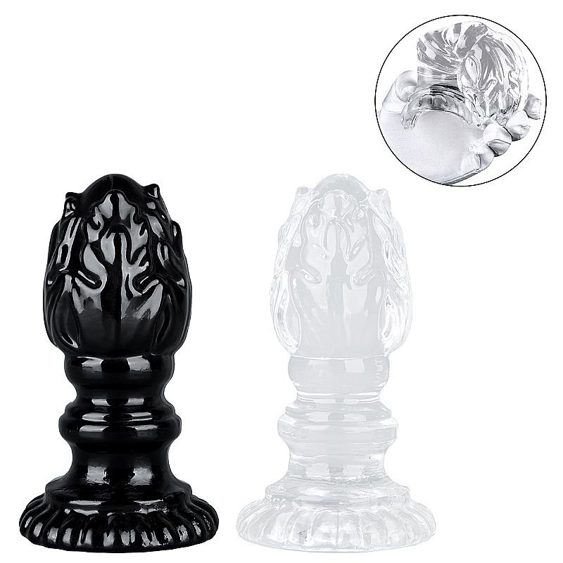 Plug Anal Texturizado em Silicone 10,5x4,0cm - SI
