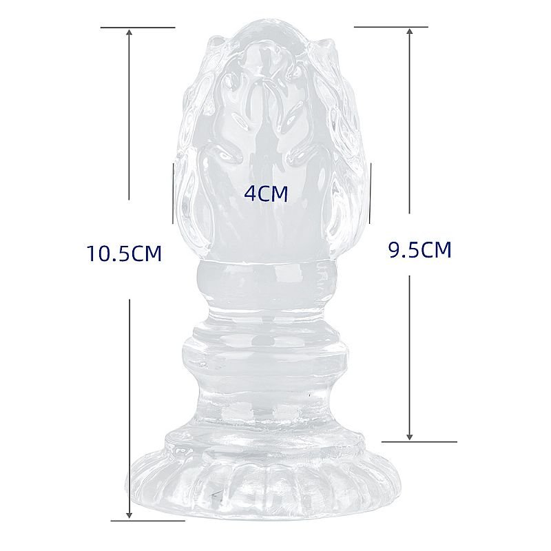 Plug Anal Texturizado em Silicone 10,5x4,0cm - SI - Imagem 3