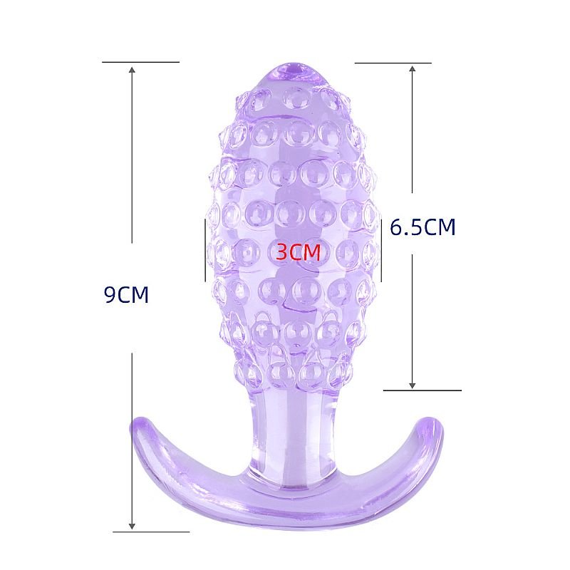 Plug Anal Texturizado em Silicone - SI - Imagem 4