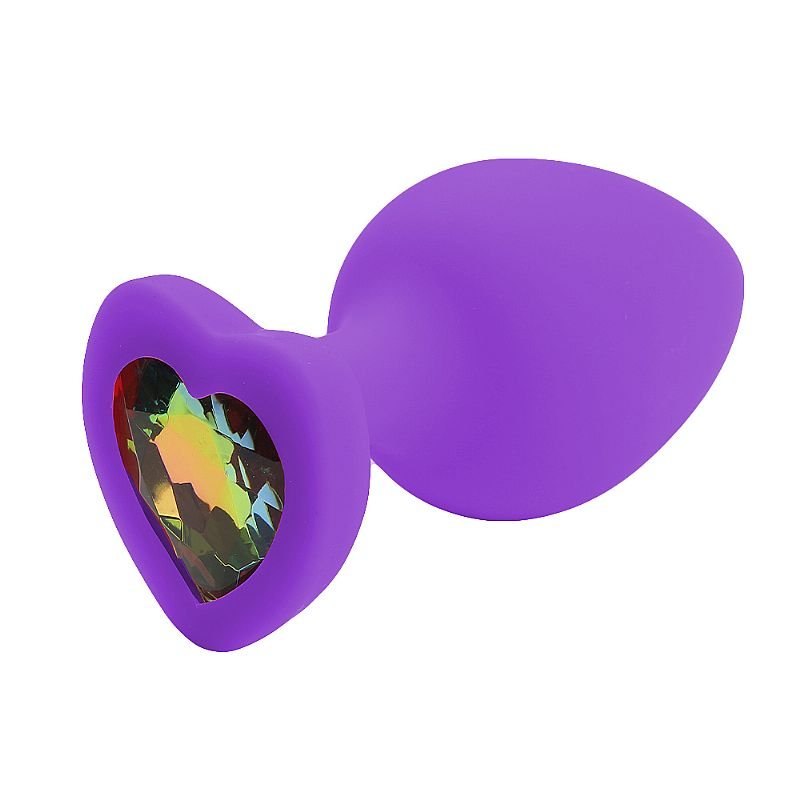 Plug Anal de Silicone com Base Coração P - SI - Imagem 4