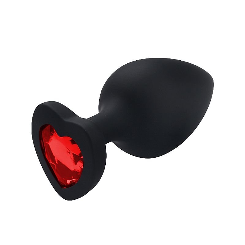 Plug Íntimo em Silicone Coração Médio - SI - Imagem 2