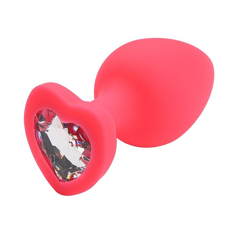 Plug Íntimo em Silicone Coração Médio - SI - Imagem 3