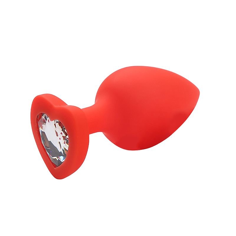 Plug Íntimo em Silicone Coração Médio - SI - Imagem 4