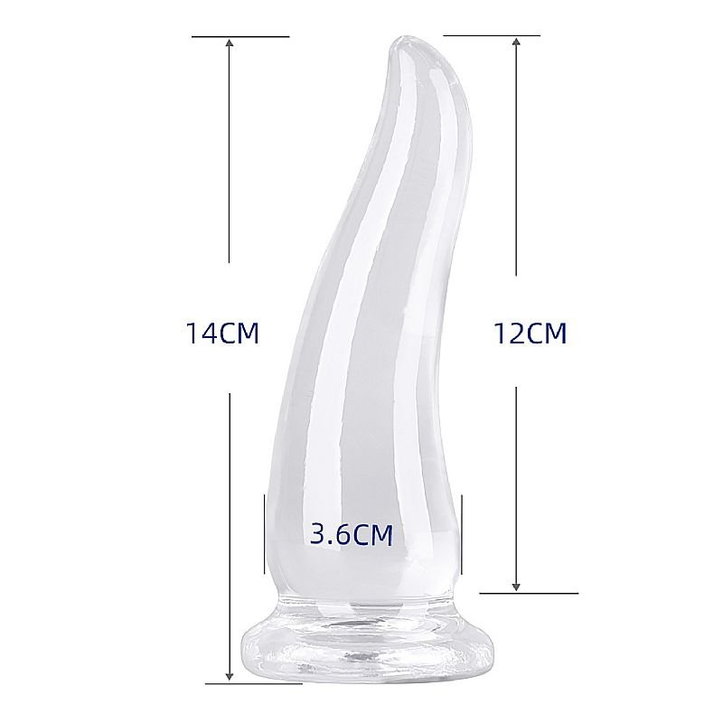 Plug Íntimo em Silicone Formato Cone 14x3,6cm - SI - Imagem 4