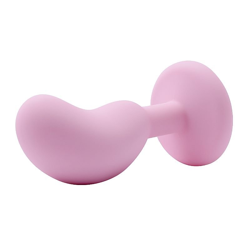 Plug Íntimo em Silicone Formato Feijão com Pedra - SI - Imagem 5