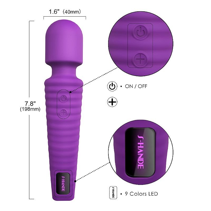 StarPulse - Varinha Vibratória Recarregável S-Hande - Imagem 4